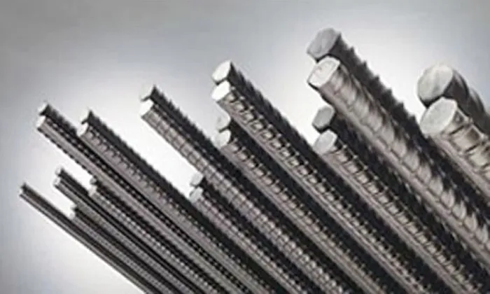 TMT steel bars bundle